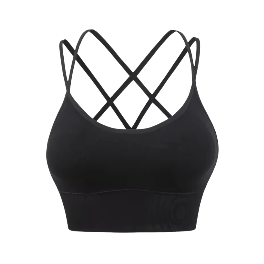 Women’s Push Up Sports Bra – Solid Color, Padded Fitness Bra for Yoga, Running & Gym